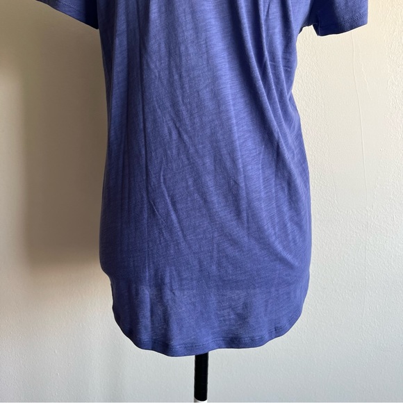 NWT LOFT Soft Blue Scoop Neck T Shirt - Picture 7 of 10